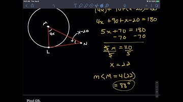 Circles and Tangents - Common Problems