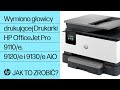 Jak wymienić głowicę drukującą | Drukarki HP OJ Pro 9110/e, 9120/e i 9130/e All-in-One | HP Support