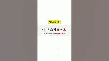 Clip triệu view học tiếng hàn không khó #shorts