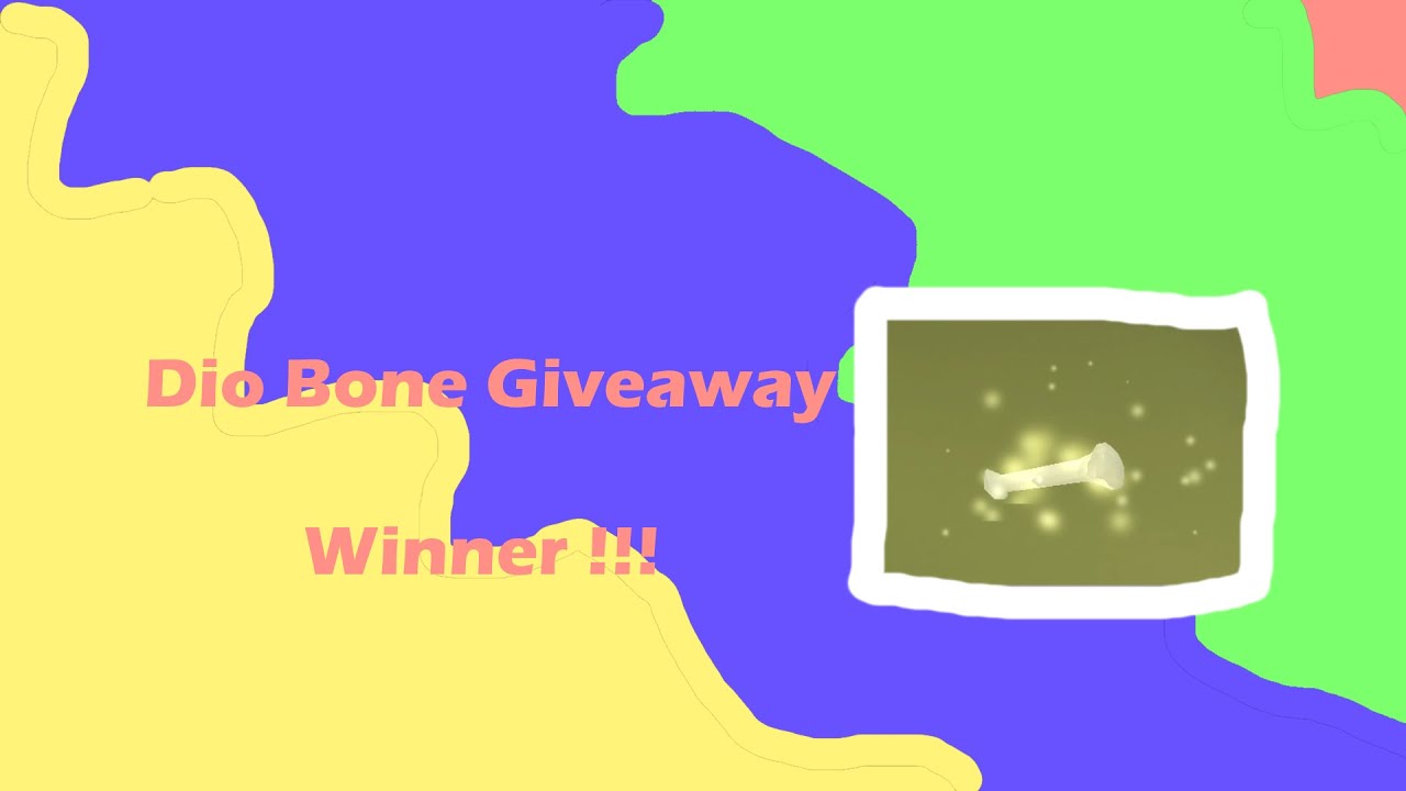 Dio Bone Giveaway Winner - YouTube.