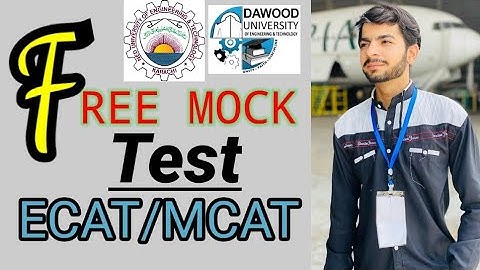 SPECIAL GIFT | FREE MOCK TEST | ECAT/MCAT | SHORT TRICKS | NED ADMISSION 2021-2022 | DAWOOD ADMISSIO
