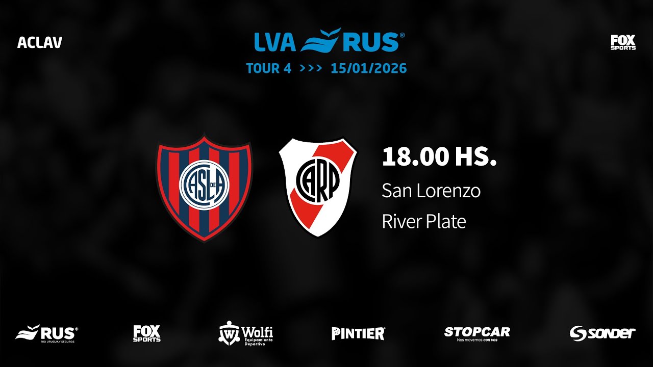 LVA RUS 25-26 | TOUR 4 | DIA 1: San Lorenzo vs. River Plate