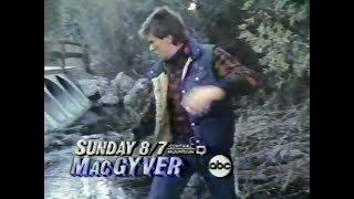 MACGYVER ABC PROMO DECEMBER 1985