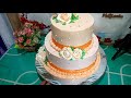 kue pengantin 2 tingkat simple dan mudah buat pemula