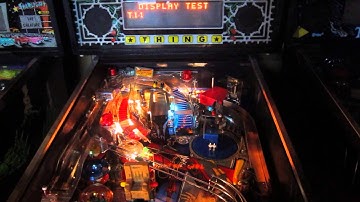 ScottsTAF 145 Addams Family Pinball  Thing motor and display test