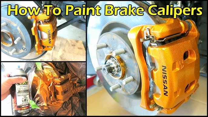 How To Paint Your Brake Calipers Using VHT Copper! Nissan 300zx Calipers  Get Paint! 