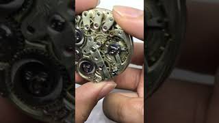 J guedin two train independent and spit second pocket watch movement Profile