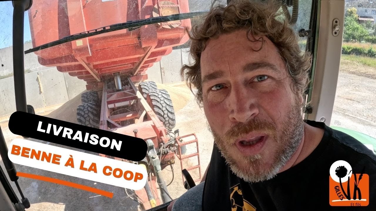 Chargement et livraison d'une benne à la coopérative !