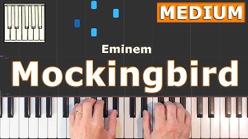 Eminem - Mockingbird - Piano Tutorial Easy