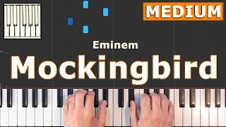 Eminem - Mockingbird - Piano Tutorial Easy