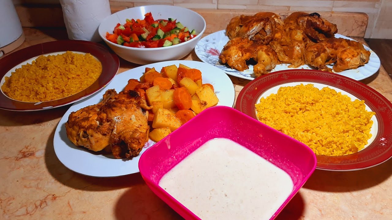 فطار رابع يوم رمضان🌙فطار سريع ويشرف وسر الفراخ المشوية بتتبيلة خطيرة/مملكة زوزو