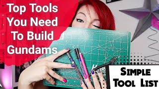 Basic Tools to Build Gunpla ( Gundam Model Kit Tools) #gundam #gundams #gunpla