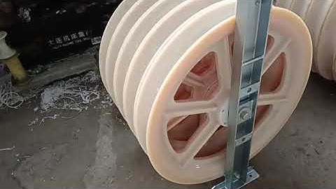 LARGE DIAMETER CABLE PULLEY BLOCK STRINGING BLOCKS