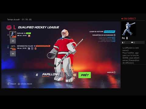 Nhl 20 avec Qualified Hockey League