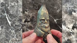 3 different paint effects on the same figure