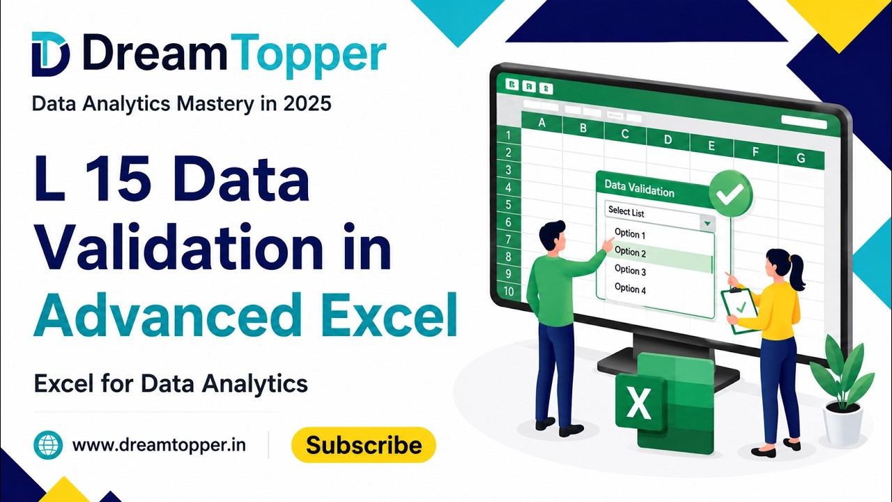 L 15 Data Validation in Advanced Excel - YouTube