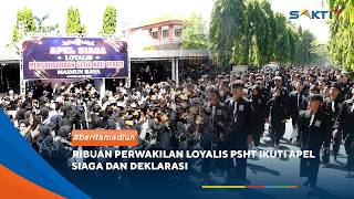 Madiun  Thousands Of Psht Loyal Representatives Attend The Alert Roll Call And Declaration