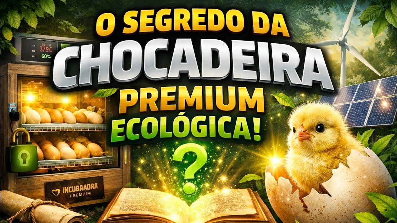 O SEGREDO DA CHOCADEIRA PREMIUM ECOLÓGICA #chocadeira #premium #dica #segredo #ovos #galinhas 