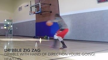 Back to the Basics: Dribble Zigzag and Finish Drill