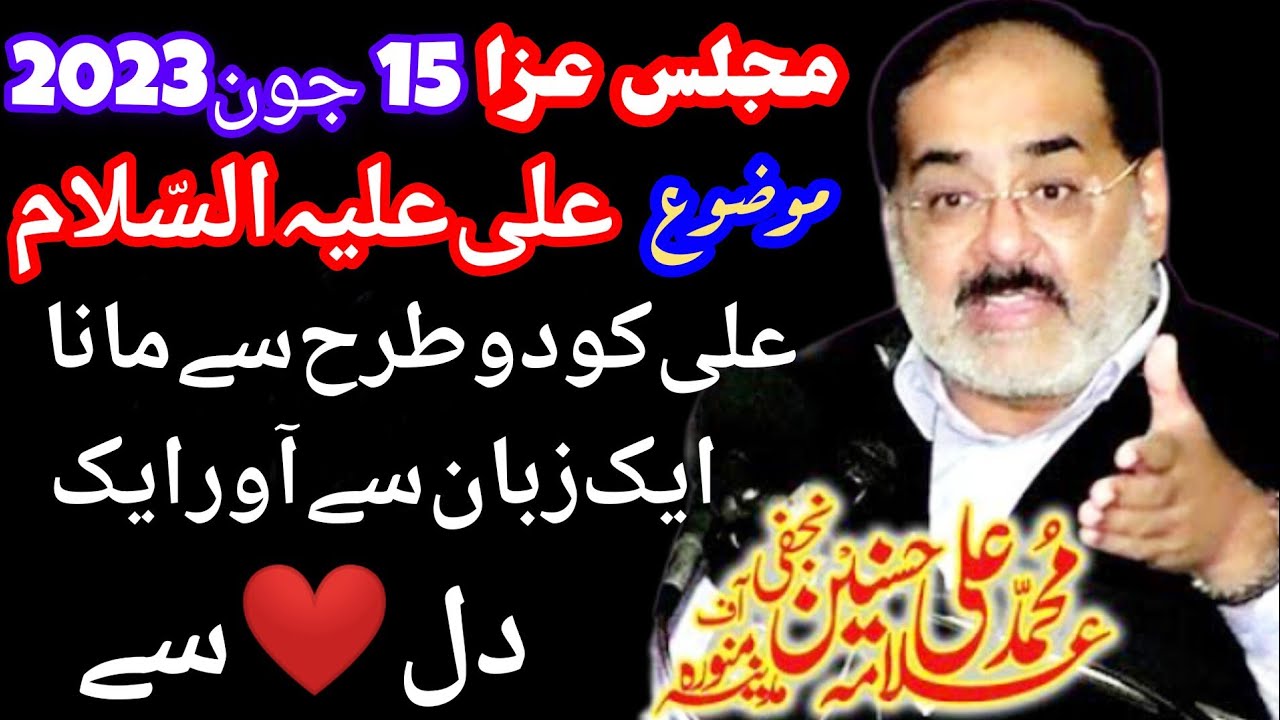 Allama Ali Hasnain Najafi | Mdena Munvra | 2023