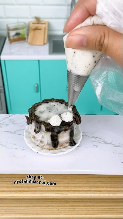 Mini Baking Real Rotating Cake Decorating Turntables Blue – Real Mini World