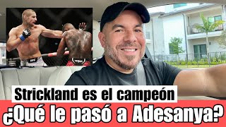 Tras la derrota con Strickland ¿qué le depara el futuro a Adesanya?