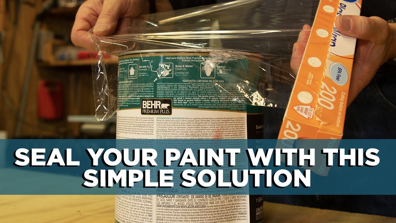 How To Clean And Seal A Paint Can YouTube How To Clean And Seal A Paint Can YouTube