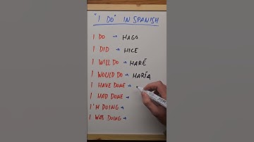 "I do" in Spanish #learnspanish #spanishlessons