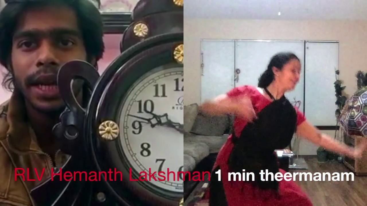 1 min Theermanam bharatanatyam hair