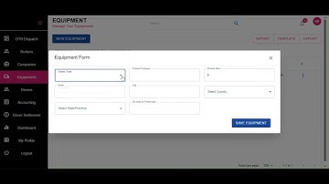 SmartTMS - Manage Your Equipment