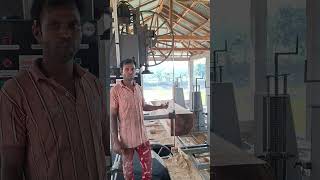 কাঠ কাটার ডিজিটাল মেশিন। #agriculture #মেশিন #কাঠ