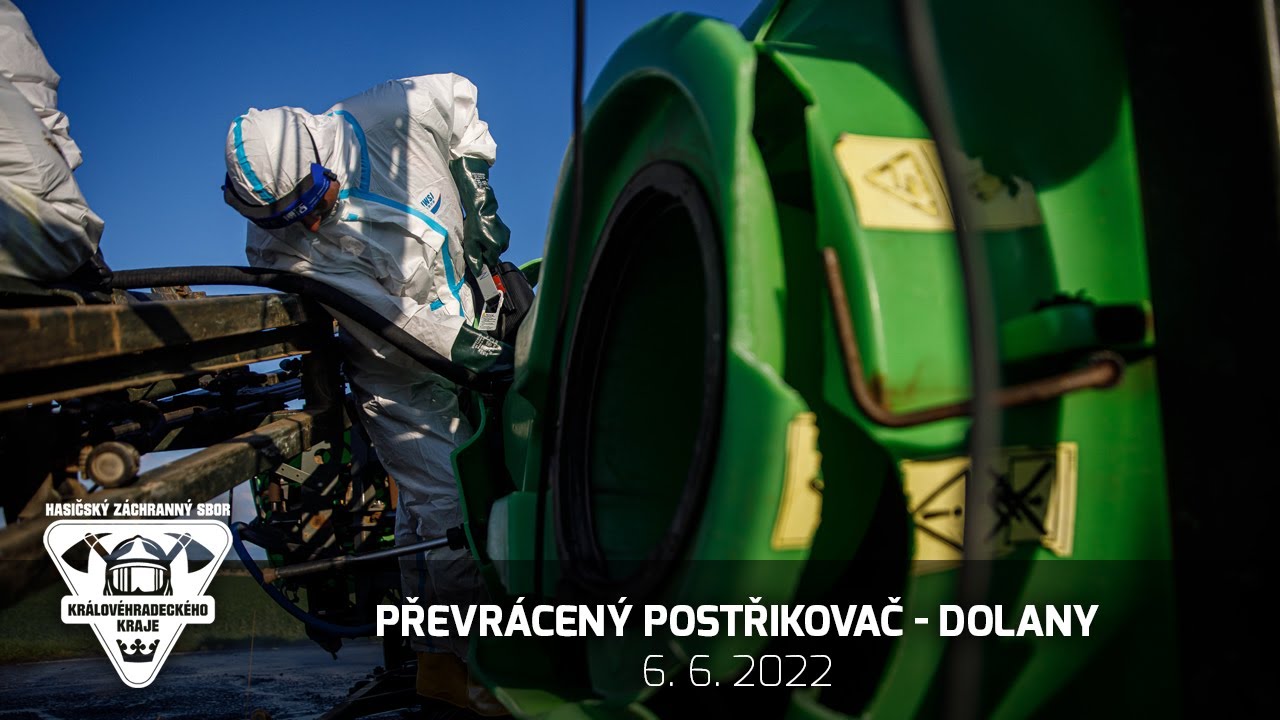 6. 6. 2022 - Převrácený postřikovař Dolany