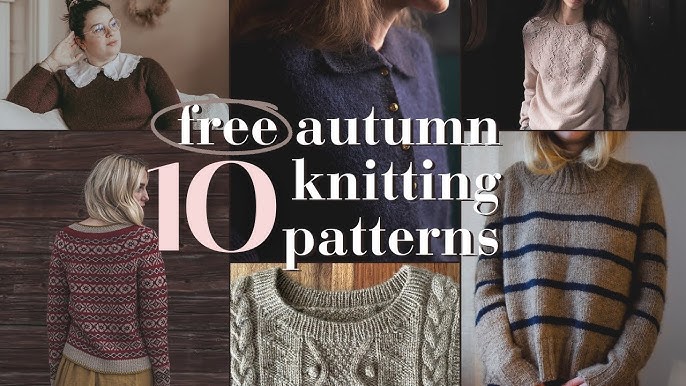 21+ Easy Knitting Patterns for Women's Sweaters in 2020 Free