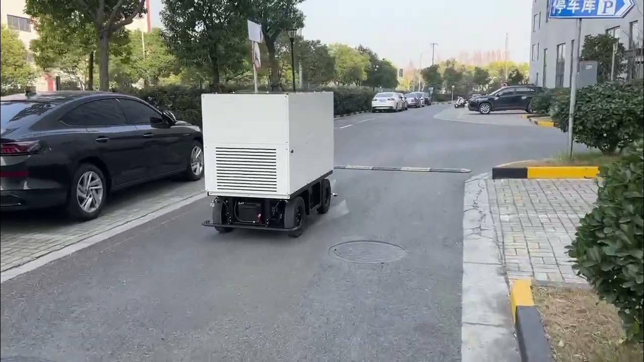 Mobile EV Charging Robot, for autonomous driving EV charging. YouTube