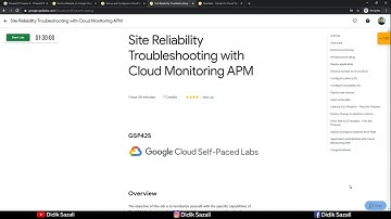 [QWIKLABS SERIES] Site Reliability Troubleshooting with Cloud Monitoring APM