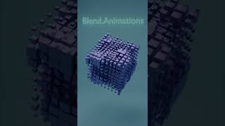 Blender Geometry Nodes: Abstract Cube Disintegration Animation