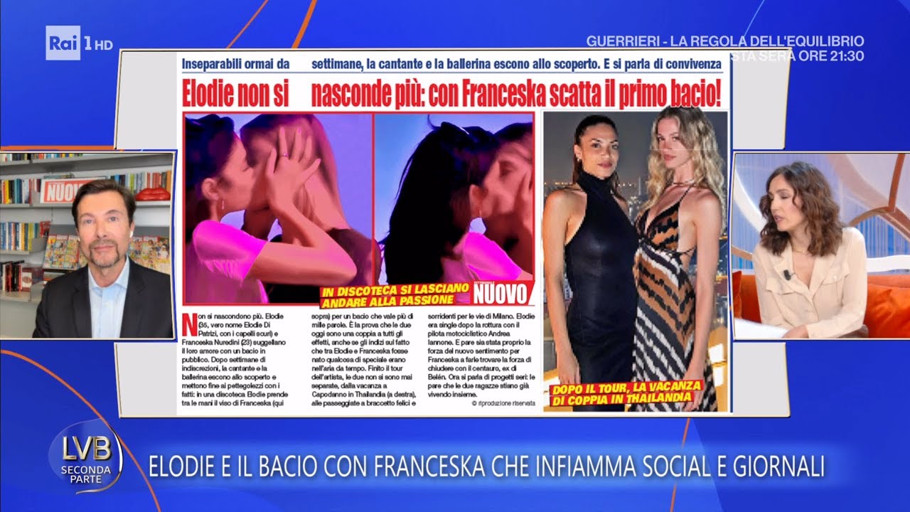 Elodie e Franceska: dopo il bacio si parla già di convivenza - La volta buona 09/03/2026