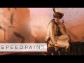 Trill and Note | Original Character Render Painting | Relaxing Speedpaint