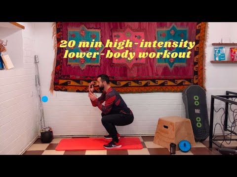 20 min high-intensity lower-body workout