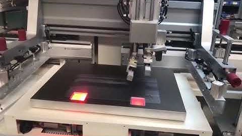 Full automatic screenprint camera register machine