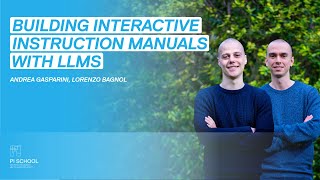 Building Interactive Instruction Manuals with Large Language Models