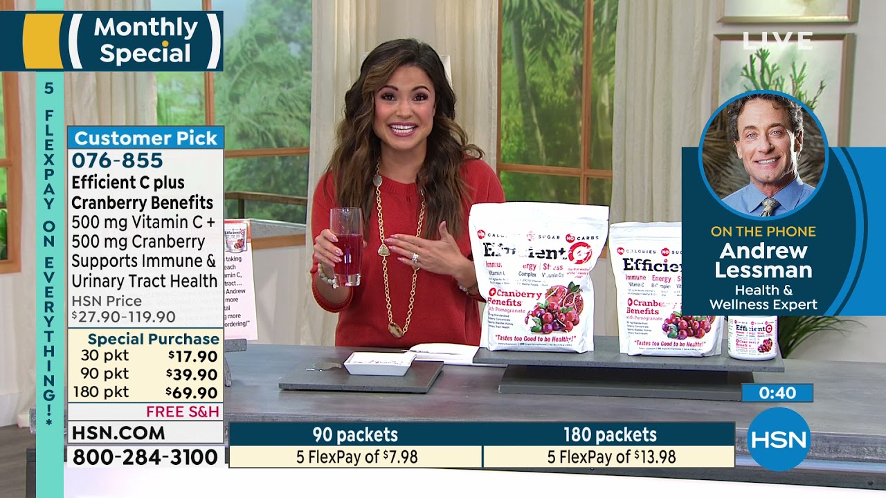 EfficientC + Cranberry Benefits with Pomegranate 30 Pac... YouTube