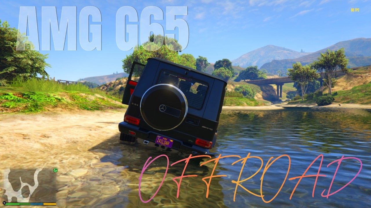 Grand Theft Auto V AMG G65 OFFROAD DRIVE TEST