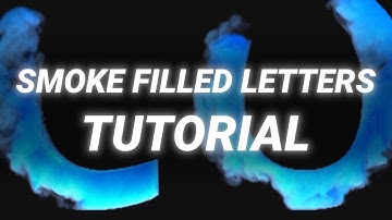 X-Particles tutorial | Fill letters with smoke in Cinema4D and Redshift | Tutorial