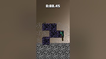 MINECRAFT RUSH FILTER WORLD RECORD??? 0.82 SECONDS #shorts #minecraft #gaming #music #speedrun