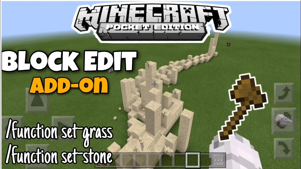 BLOCK EDIT Addon Para Minecraft Pe/Bedrock! Herramienta Para MapMakers ...