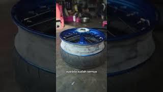 Pasang Ban Tubles Di Velg Jari Jari