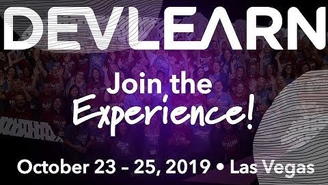DevLearn 2019 Conference & Expo Trailer