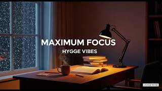 Deep Focus Hygge Jazz ☕ Smooth Study Room Ambience for Concentration and Creative Thinking 📖