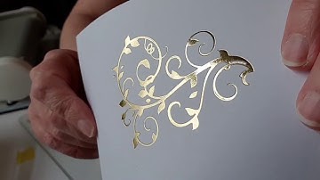 GoPress and Foil Beginners Guide - Part 1 - Foiling with hotfoil stamps and normal dies